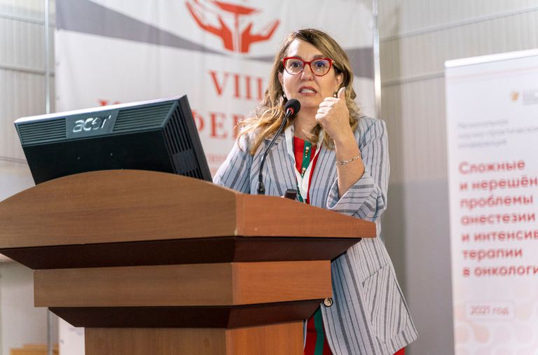 Сложные и нерешенные проблемы анестезии и интенсивной терапии
в онкологии